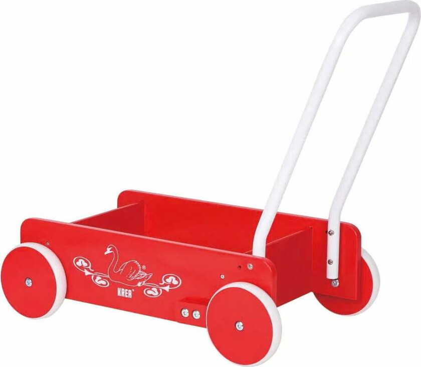 KREA Gåvogn, Rød - Gåvogner - Metall,Plywood