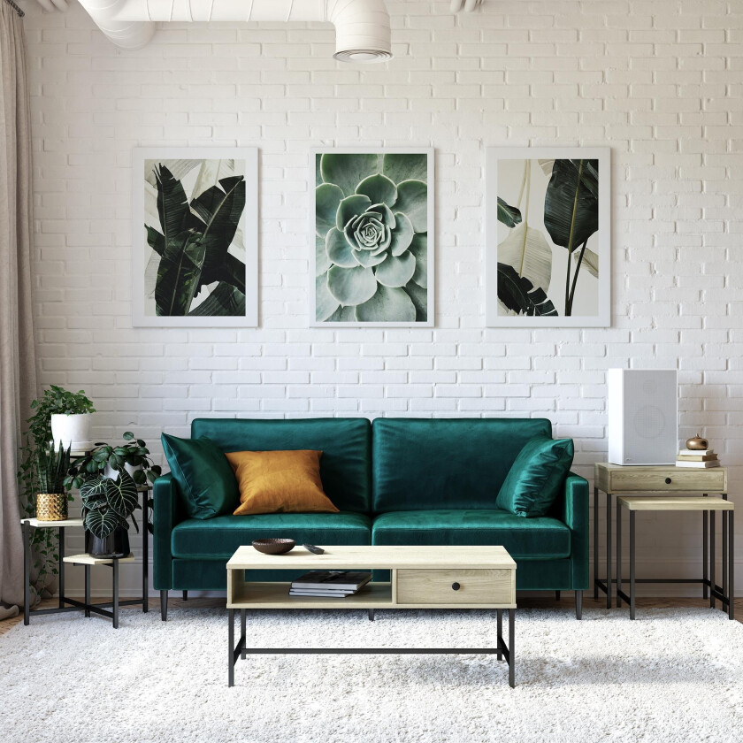 Tamlin Sofabord 102x50 cm Brun - Novogratz