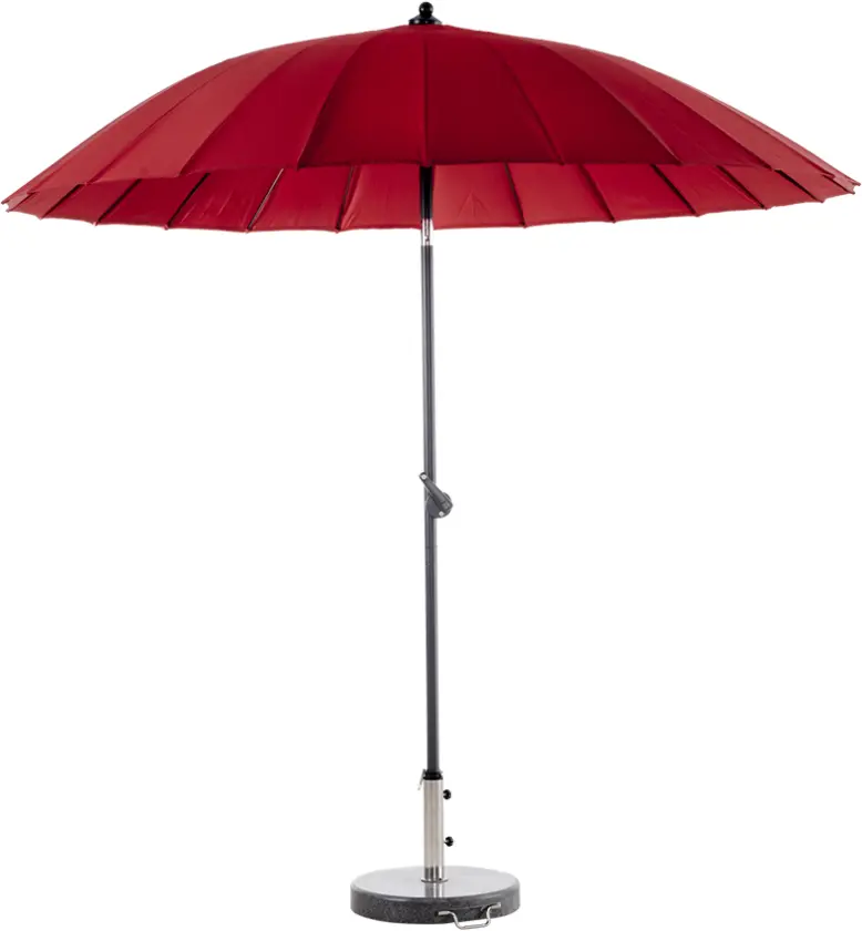 SHANGHAI Ø270 cm Antrasitt/rød