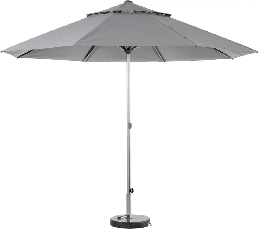 Bolano parasoll Ø330 cm grå