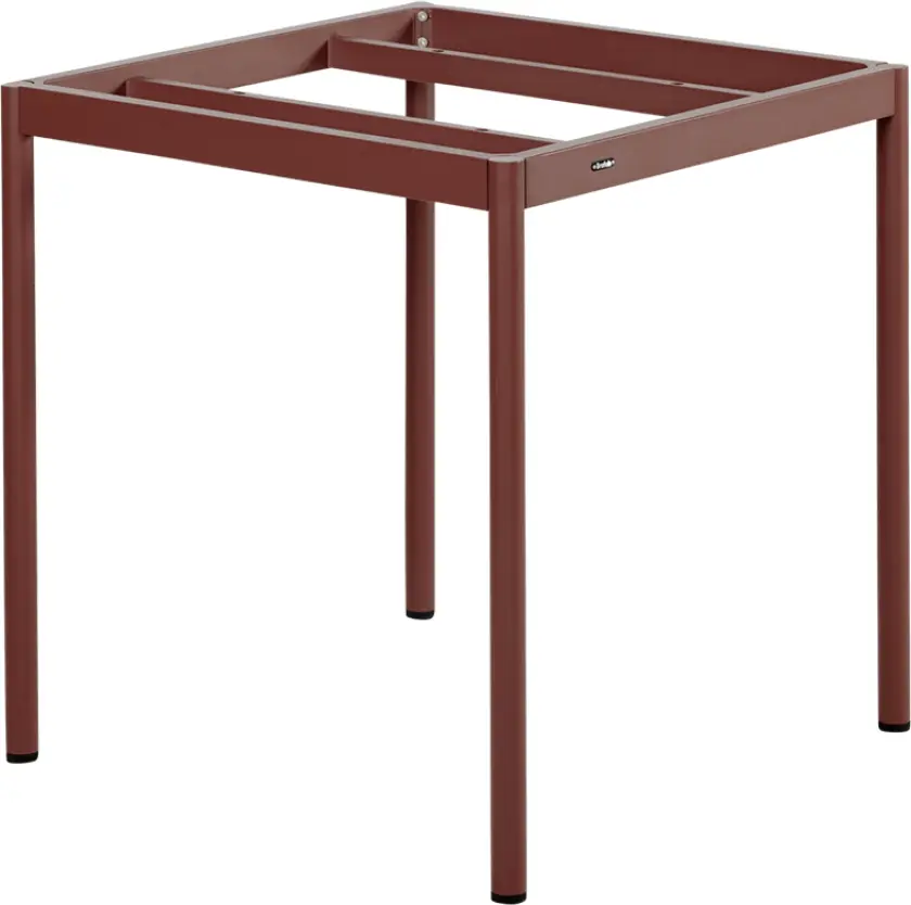 NOX BISTRO 70x70 Bordstativ - Zin Red
