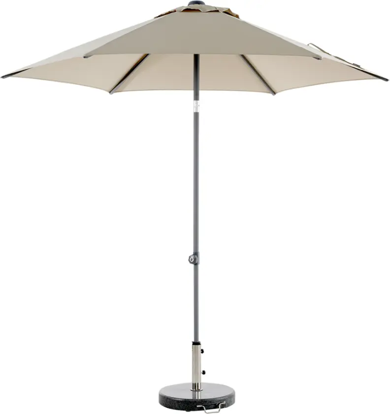 Poppi parasoll 250 cm champagne