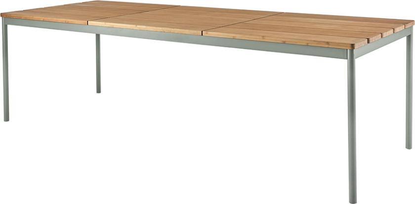 Nox Spisebord 90x238 cm Bambus/Dusty Green