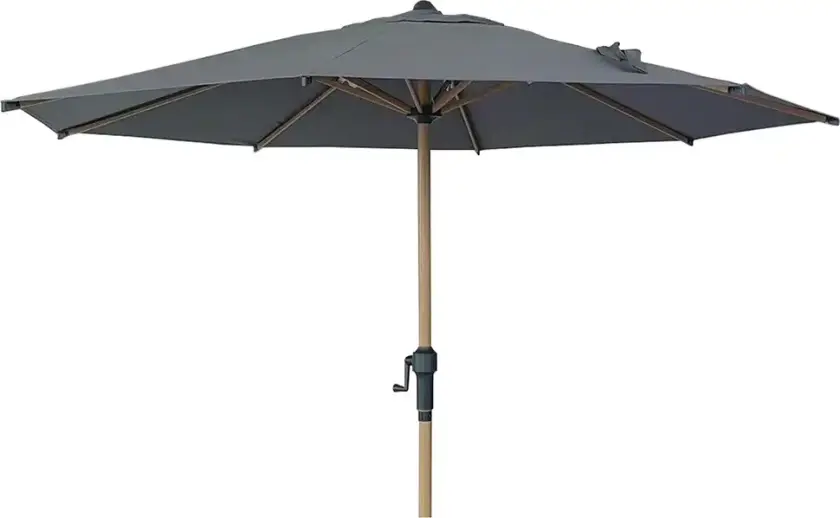 Parasoll Ø300 cm Mørkegrå