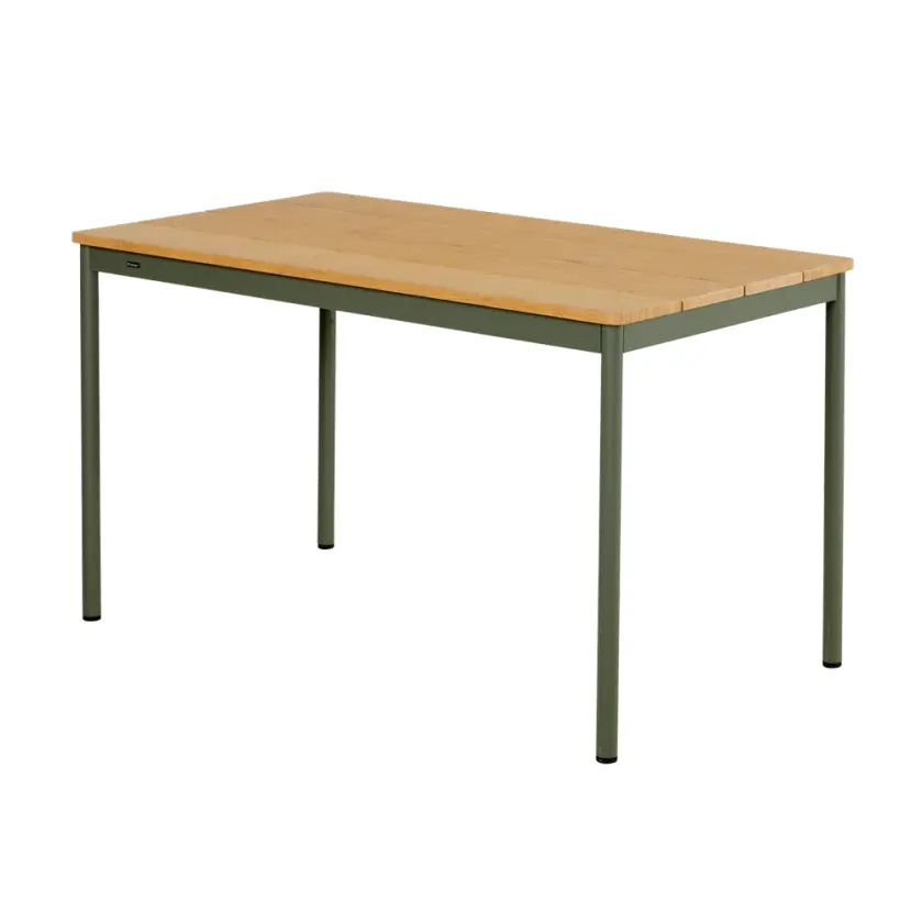 Nox Bistro spisebord 70x125 cm Bambu/Nordic Green
