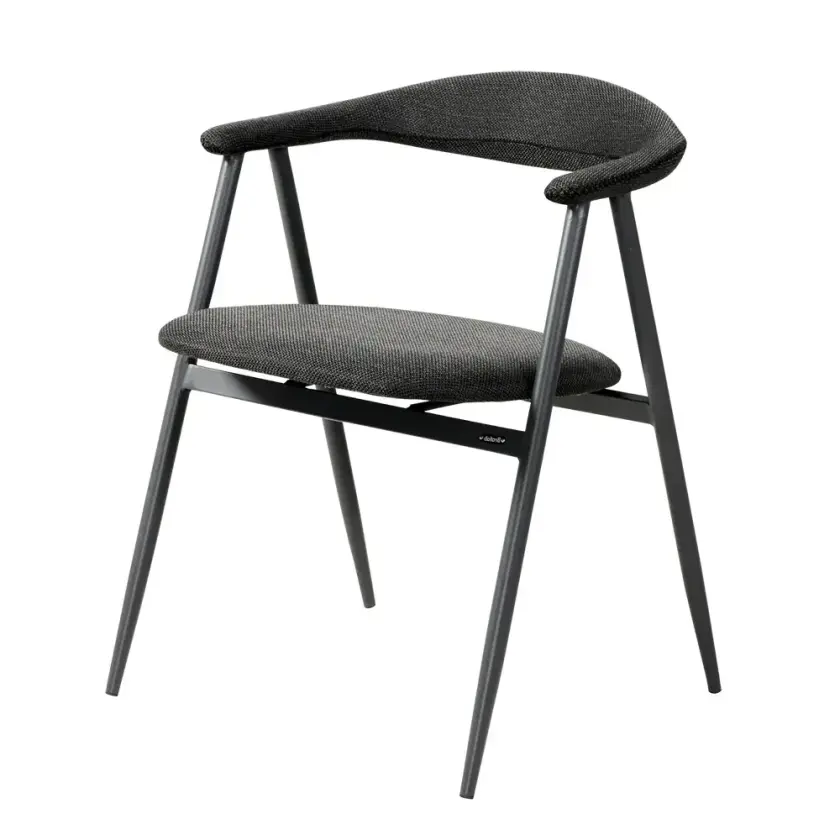 Stol med armlener Black Barley/Anthracite