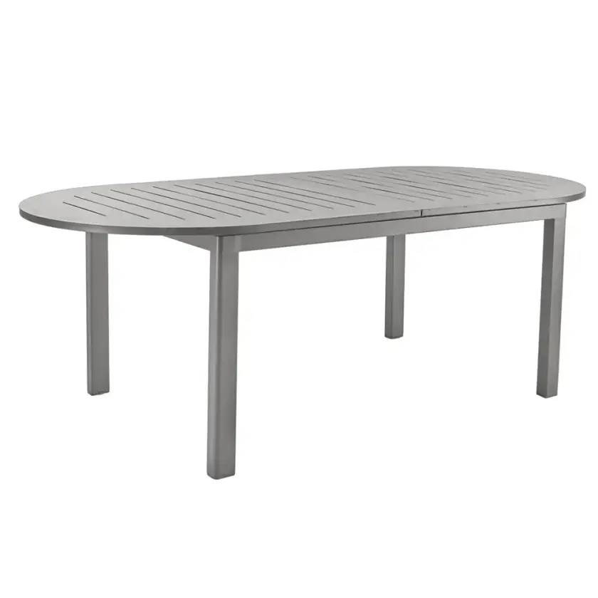 Lomma spisebord 110x220-280 cm elipse Khaki