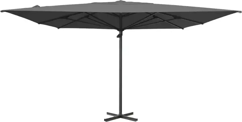 Mozzo parasoll 400x400 cm Grå/Antrasitt