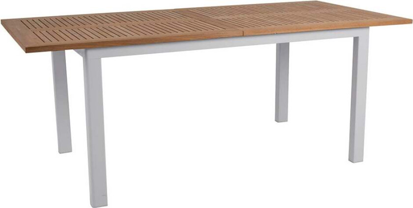Lyon Spisebord 92 X 194–252 cm Light Grey/Teak