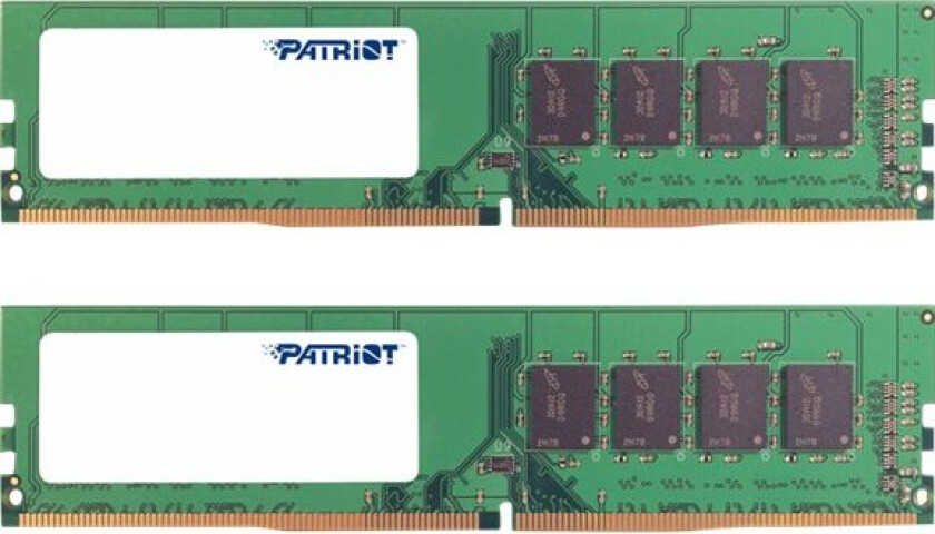 Patriot Signature Line - Ddr4 - Sett - 8 Gb: 2 X 4 Gb - Dimm 288-Pin - 2666 Mhz / Pc4-21300 - Cl19 - 1,2 V - Ubufret - Ikke-Ecc