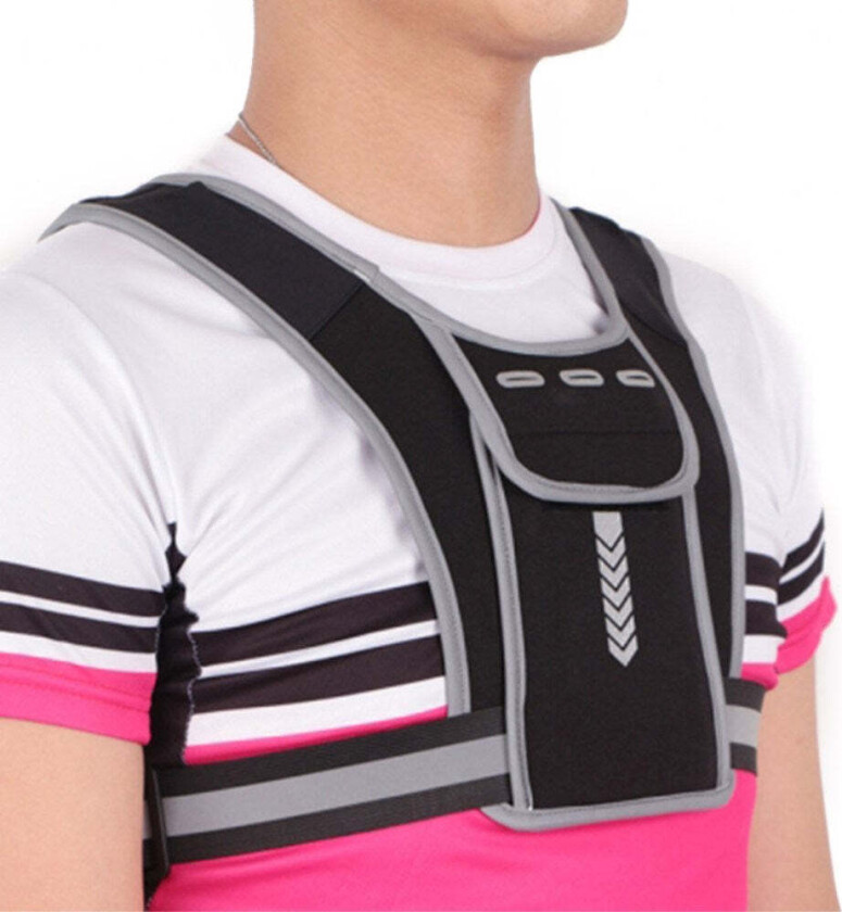 Refleksvest med Innebygd Løperyggsekk – 2-i-1 Design