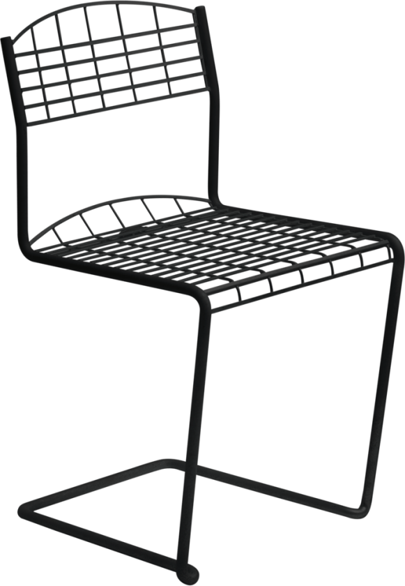 High Tech stol Black