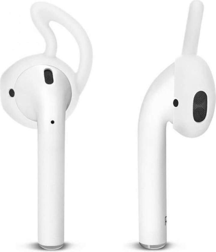 Sport silikon deksel til AirPods 2-pakke : Farge - Hvit