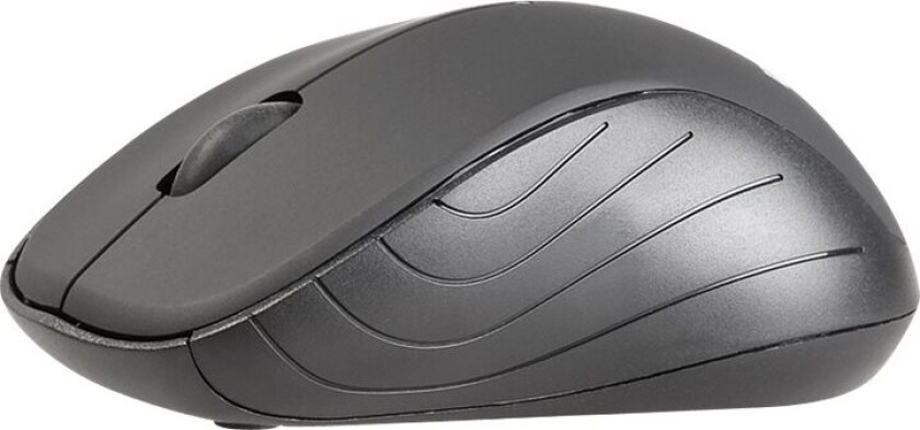 Zelih Duo - Mus - Optisk - 4 Knapper - Trådløs - 2.4 Ghz - Usb Trådløs Mottaker - Svart