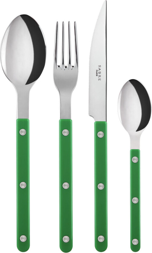 Bistrot solid bestickset 24 delar garden green - Bestikksett