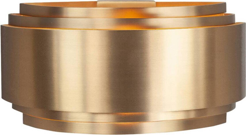 Sofia vegglampe, messing, bredde 30 cm, aluminium, E14