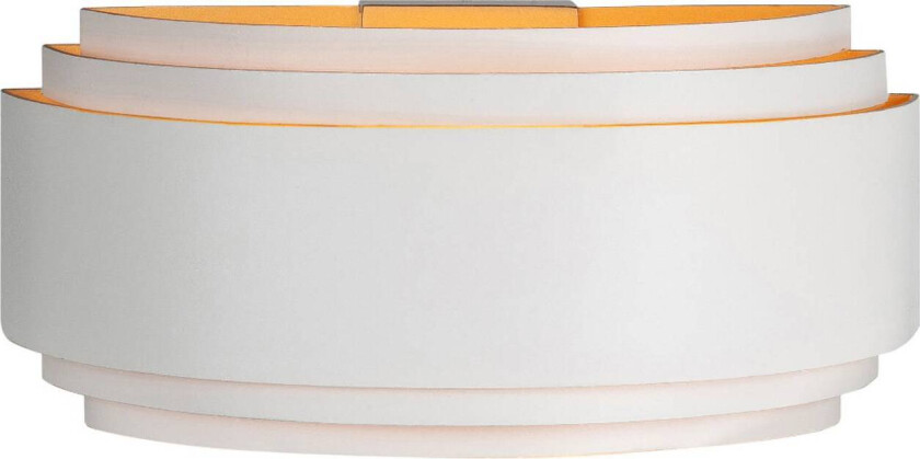 Sofia vegglampe, hvit, bredde 30 cm, aluminium, E14