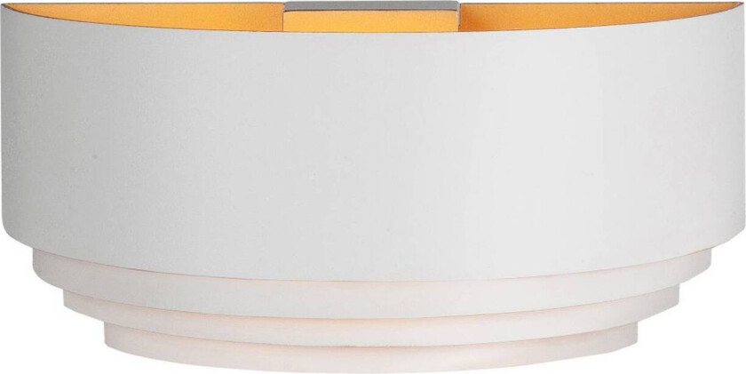 Elena vegglampe, hvit, bredde 30 cm, aluminium, E14