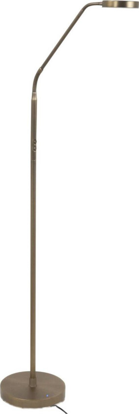Comfort LED-gulvlampe, bronse, 135 cm, metall CCT dimmer