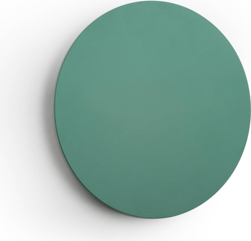 Orios Plus LED-vegglampe, grønn, Ø 30 cm, stål
