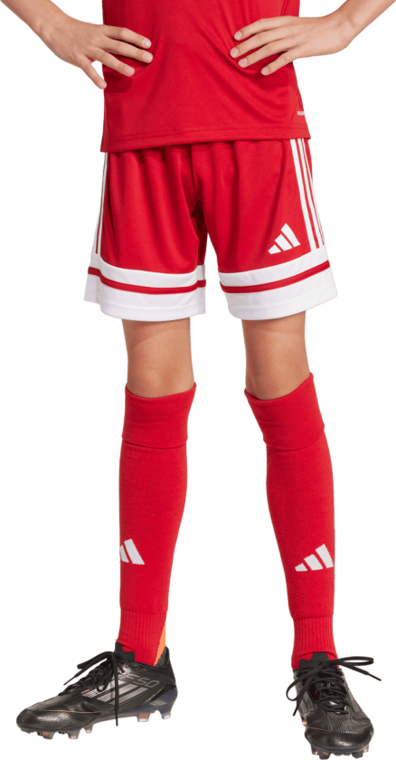 adidas Squadra 25 Shorts, fotballshorts, junior Team Power Red/white