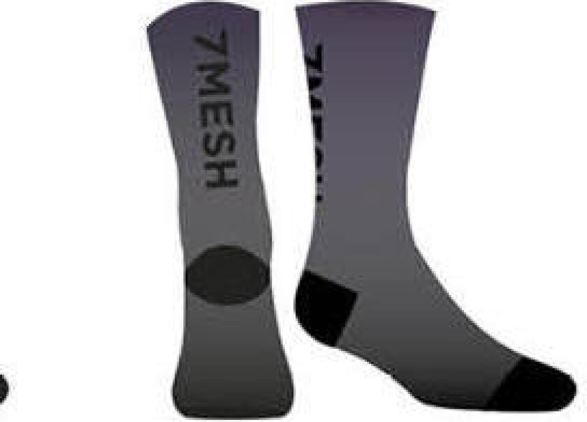 Fading Light Sock 7.5" purple velvet S