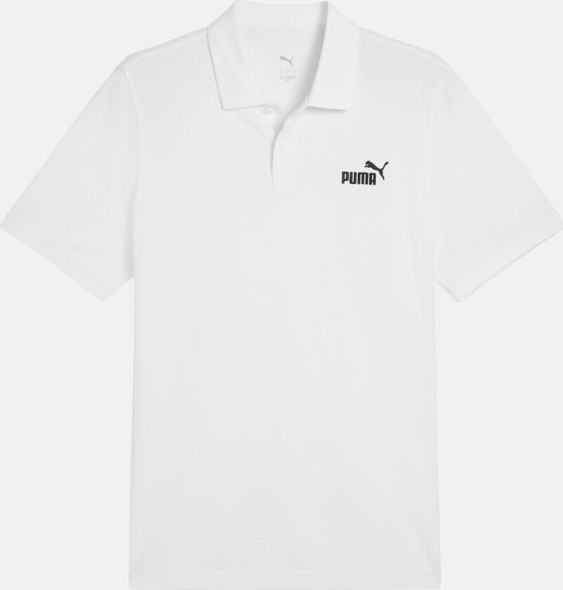 ESS No. 1 Logo Pique Polo, Puma White, XL, Piketrøyer