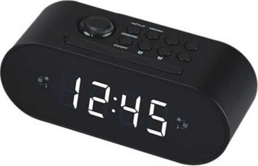 CRP-717 Klockradio Svart