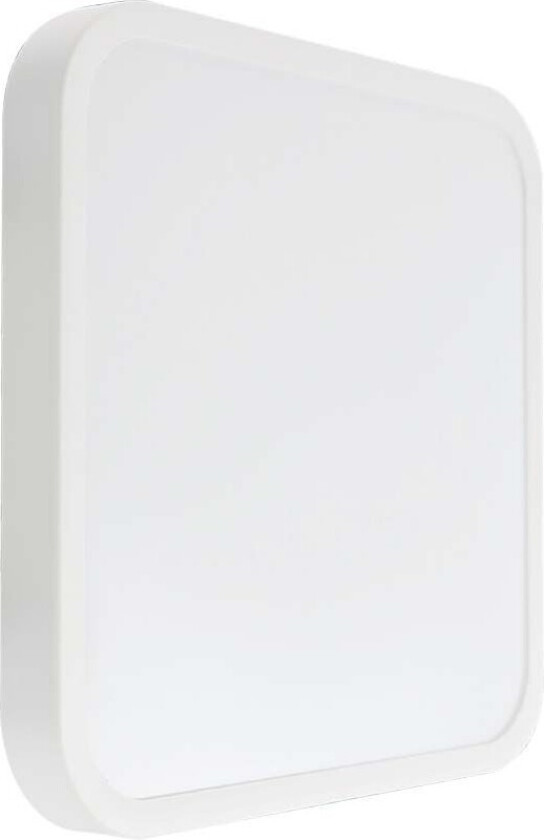 18W LED Kupling Lys Samsung Chip - 6500K, Firkantet, Hvit Ramme, IP44 - Kulør : Kald