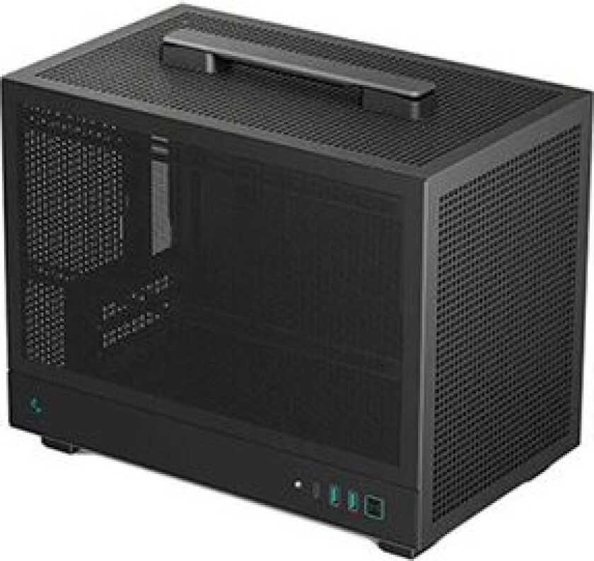 Deepcool Ch160 Mesh - Mini-Itx - Ingen Strømforsyning (Sfx / Sfx-L) - Svart - Usb/Lyd