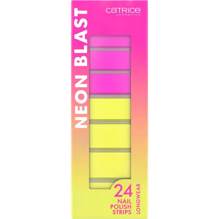 Catrice Neon Blast Nail Polish Strips 010 Neon Explosion