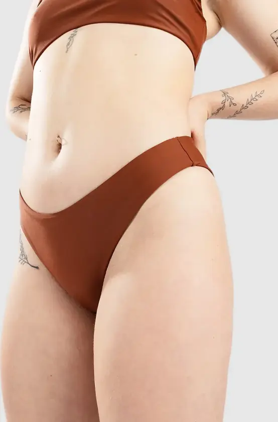 Classic Crop Bikinitopp rød
