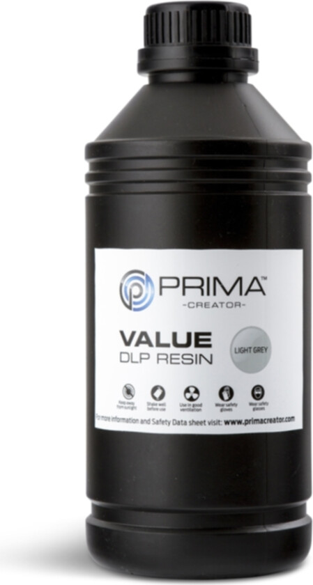Bilde av Creator Value DLP / UV Resin 1000 ml Lys grå