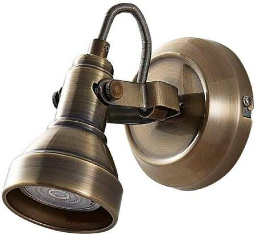 Veggspot Perseas, antikk messing