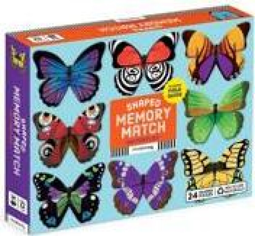 Butterflies Shaped Memory Match