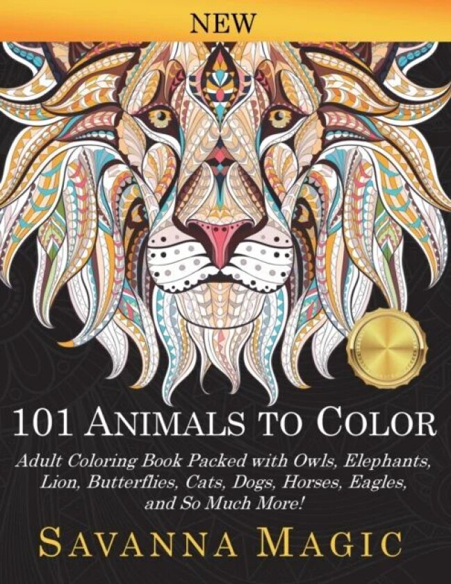 101 Animals To Color av Savanna Magic