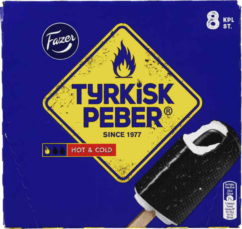 Tyrkisk Pepper Is 8stk