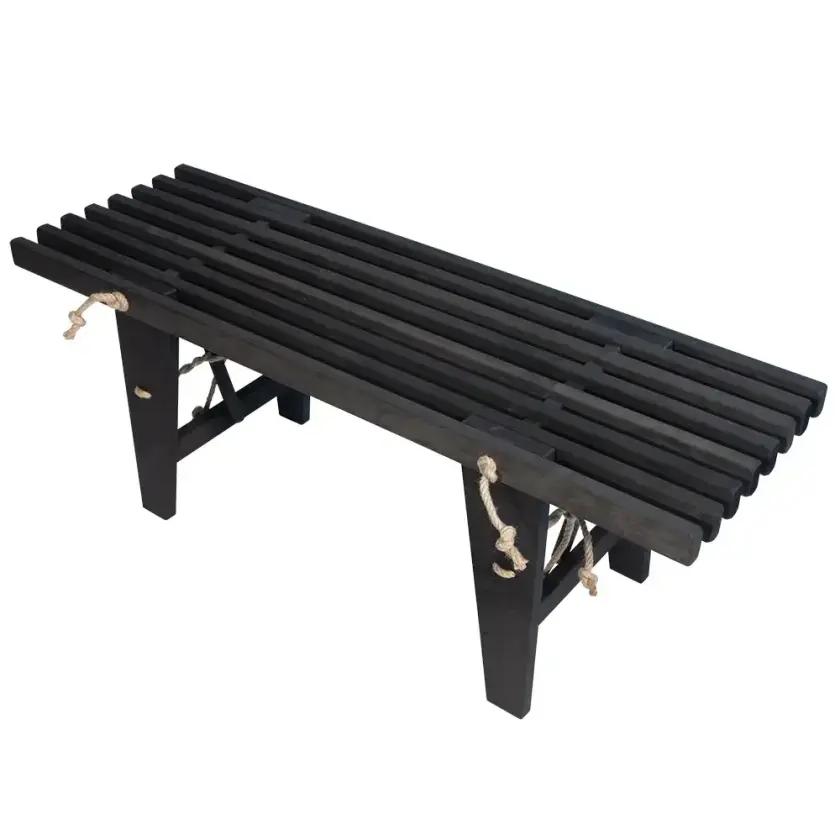 D-Bench Benk 120 cm Svartoljet or