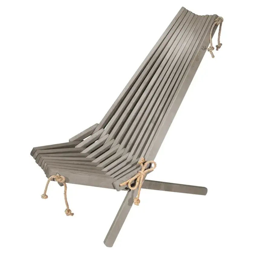 Ecochair hvilestol Birch Grey Oiled