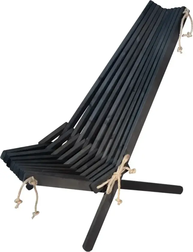 Ecochair hvilestol Al Black Oiled