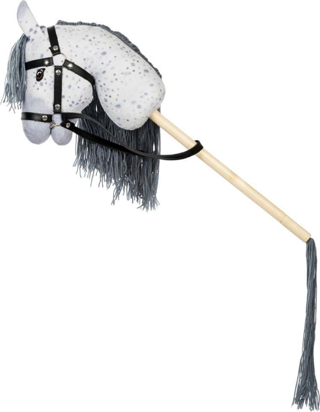 Crazy Star m. åpen munn, Gray Hobby Horse Plush 84450