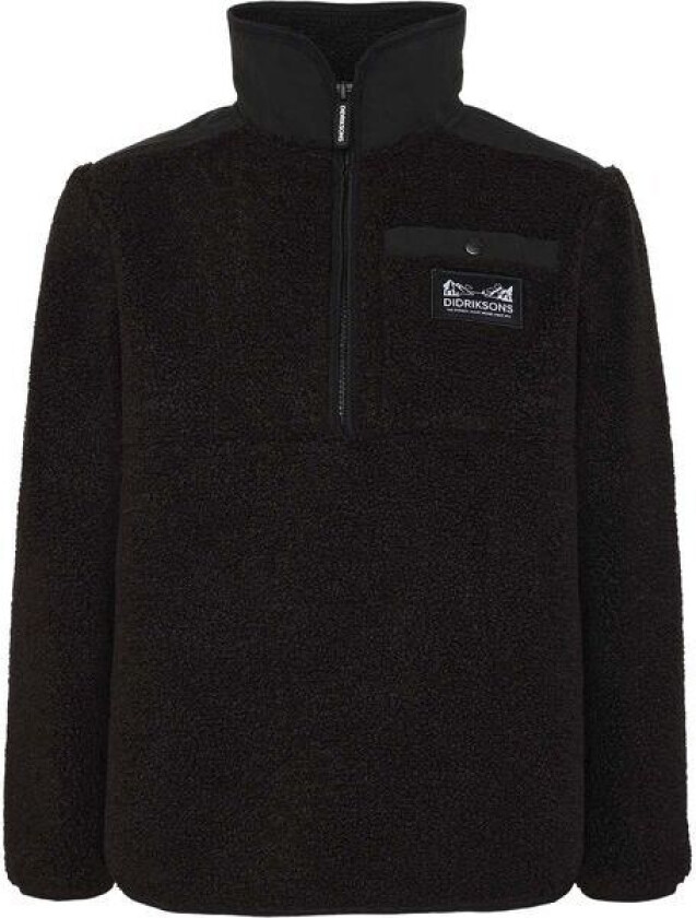 Exa half-zip pilejakke til barn, Black