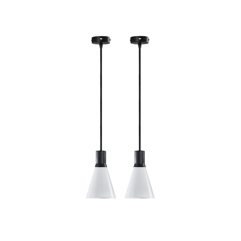 - Gent Pendel 2 pcs Matt Black/Opal
