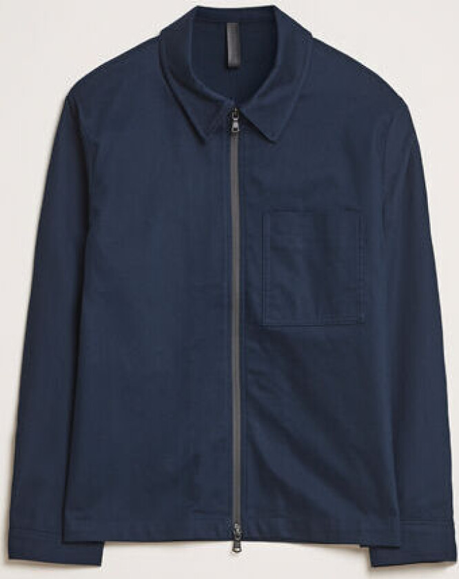 J.Lindeberg Julius Cotton Twill Overshirt Navy