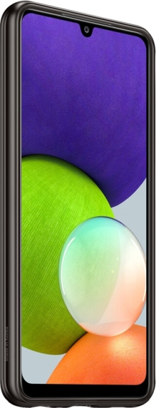 Ef-Qa225 - Baksidedeksel For Mobiltelefon - Termoplast-Polyuretan (Tpu) - Svart, Gjennomsiktig - For Galaxy A22