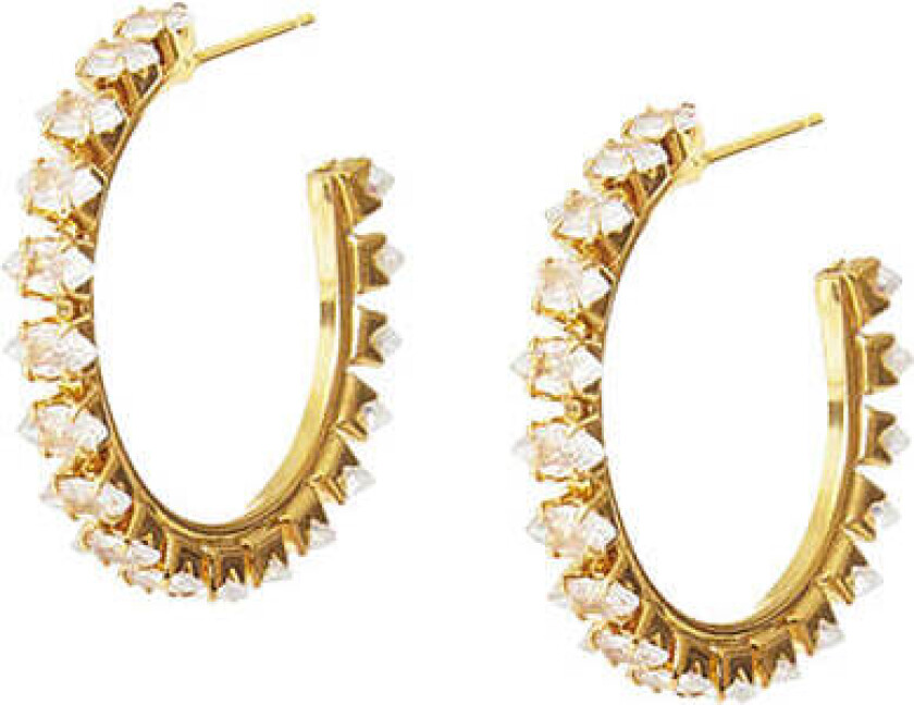 Crystal Navette Loop øredobber crystal