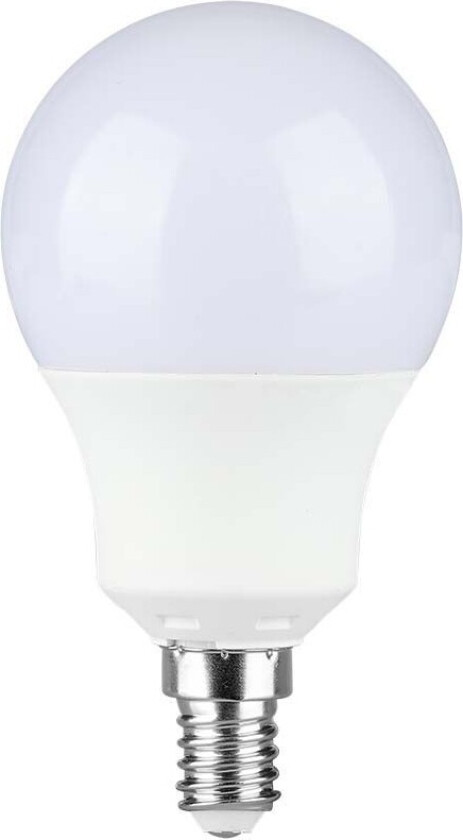 8.5W A60 Lyspære E14 - Plast, Samsung Chip, 6500K - Kulør : Kald