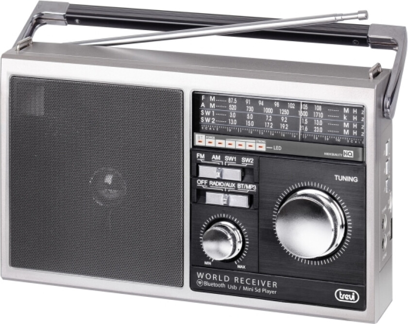 Radio Trevi Mb74910 Metal Gray