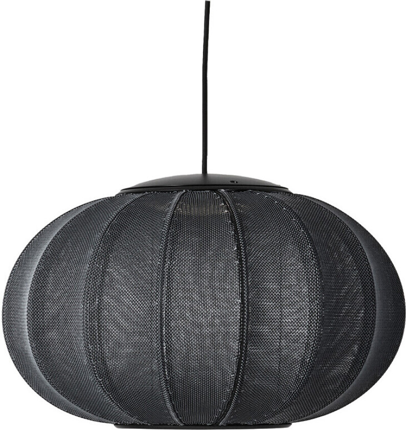 Knit-Wit 45 Oval LED Pendel Black