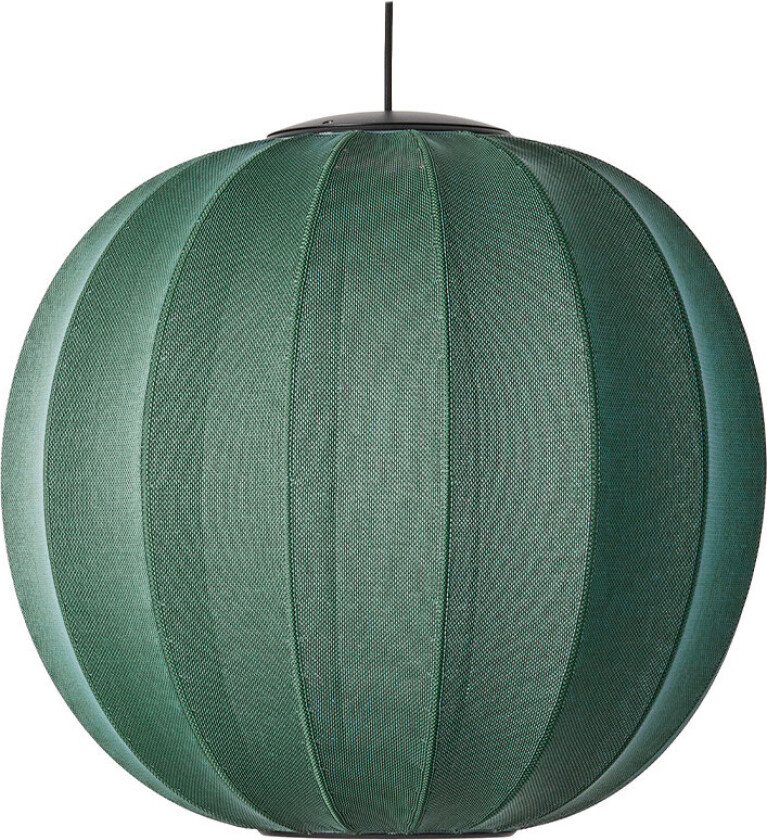 Knit-Wit 60 Round LED Pendel Tweed Green